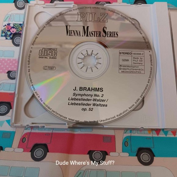 Johannes Brahms - Festival & Tragic Overtures - Liebeslieder Waltzes 1990 2 Cds - Picture 3 of 4